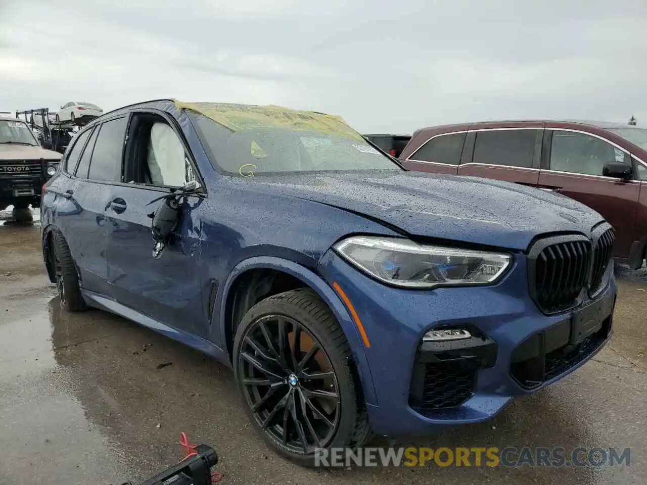 1 Photograph of a damaged car 5UXCR6C08L9B13536 BMW X5 2020