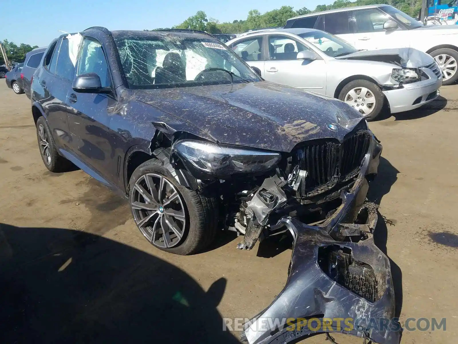 1 Photograph of a damaged car 5UXCR6C08L9B60274 BMW X5 2020