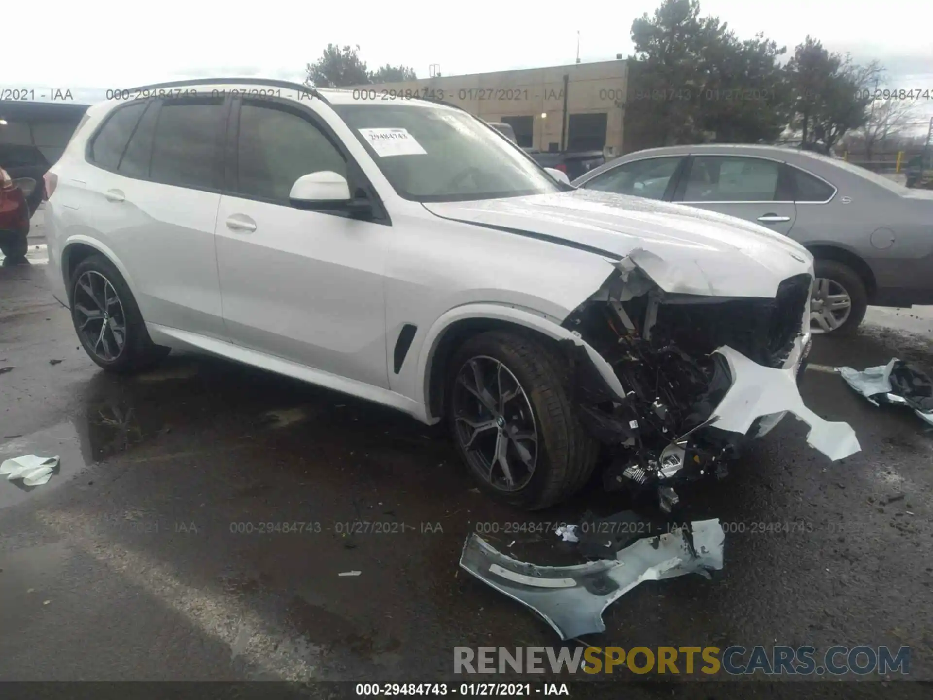 1 Photograph of a damaged car 5UXCR6C08L9C39590 BMW X5 2020