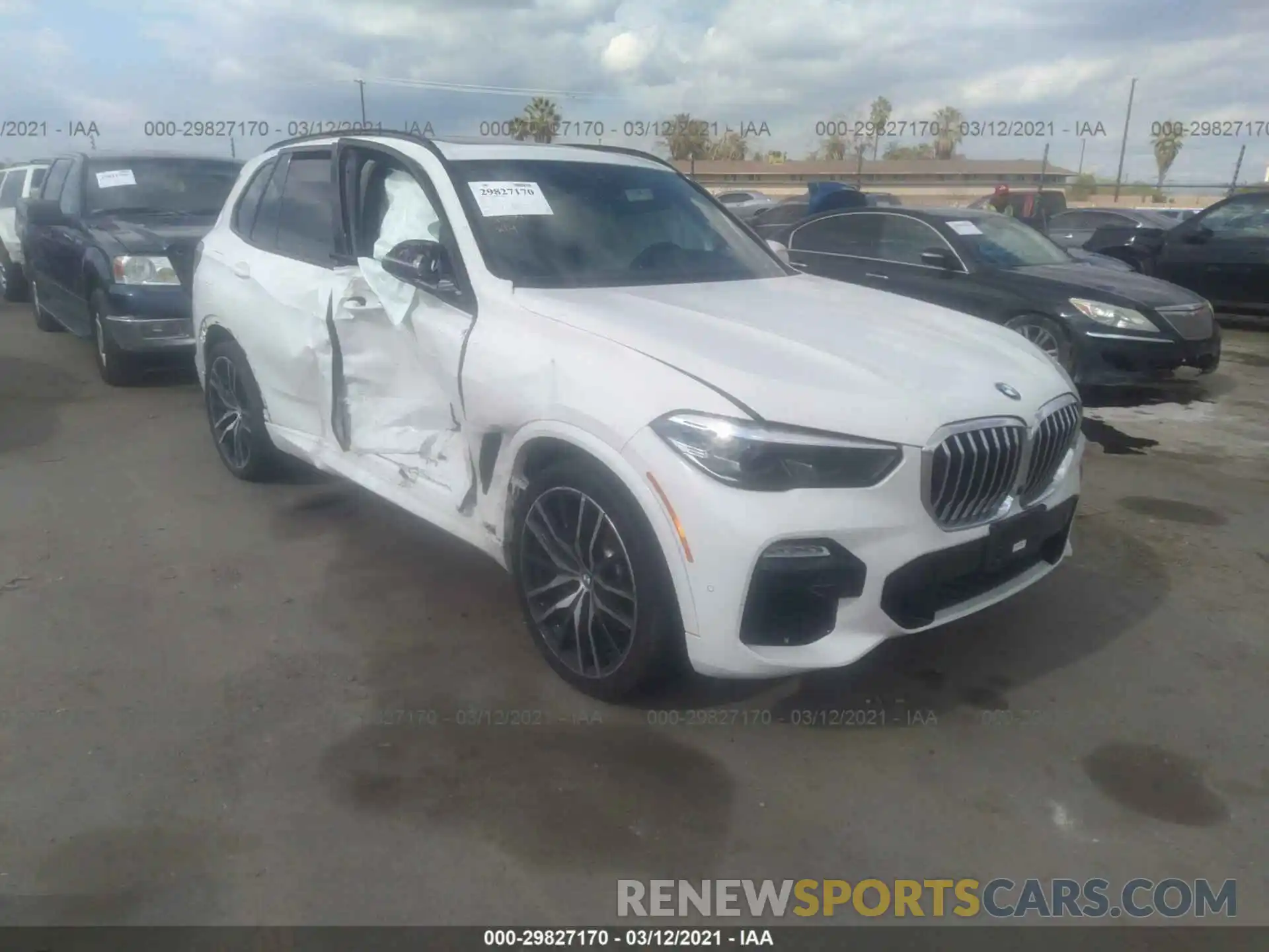 1 Photograph of a damaged car 5UXCR6C08L9C93830 BMW X5 2020