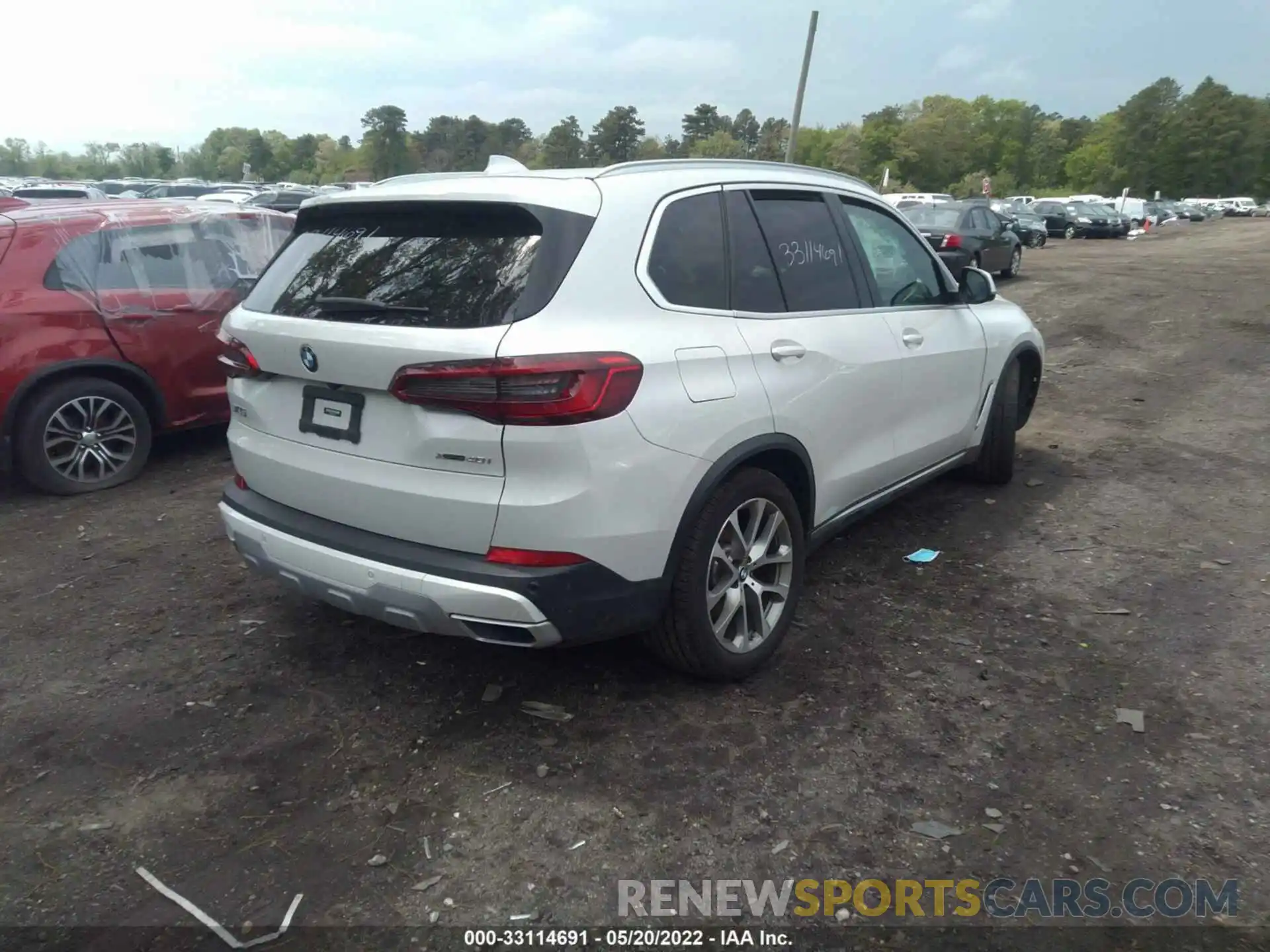 4 Фотография поврежденного автомобиля 5UXCR6C09L9B91582 BMW X5 2020