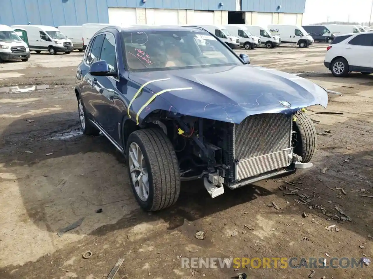 1 Photograph of a damaged car 5UXCR6C09L9C49528 BMW X5 2020