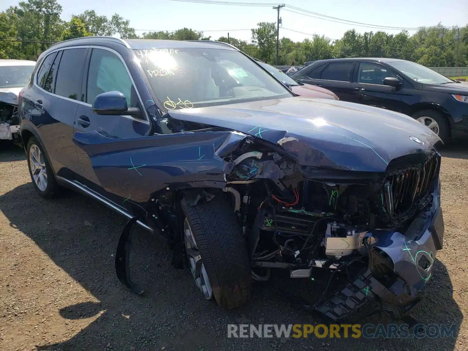 1 Photograph of a damaged car 5UXCR6C0XL9B92711 BMW X5 2020