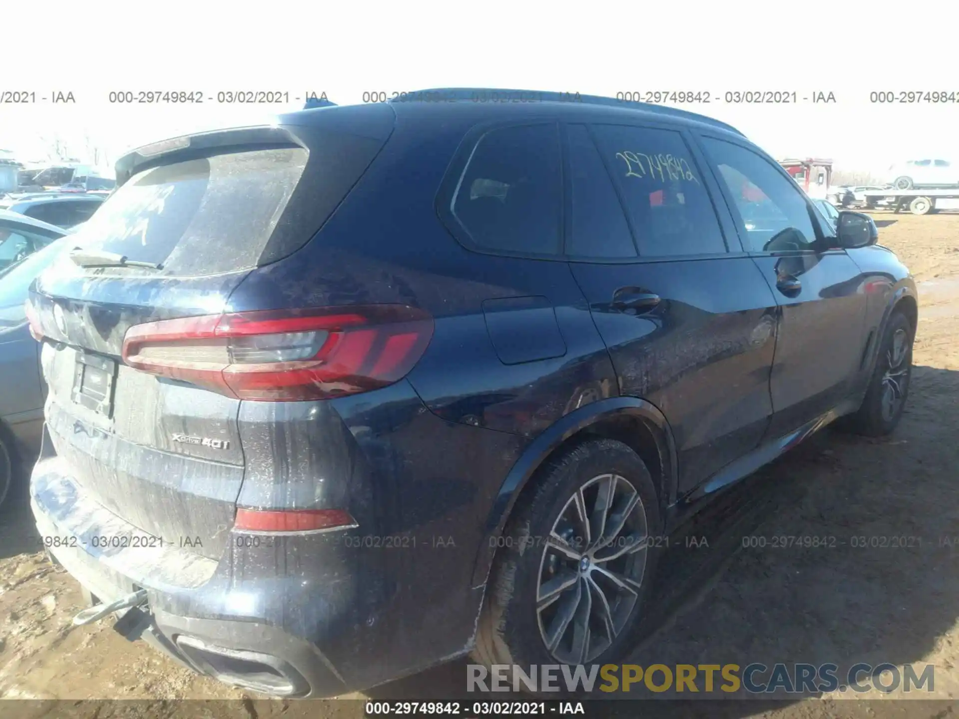 4 Фотография поврежденного автомобиля 5UXCR6C0XL9C27831 BMW X5 2020