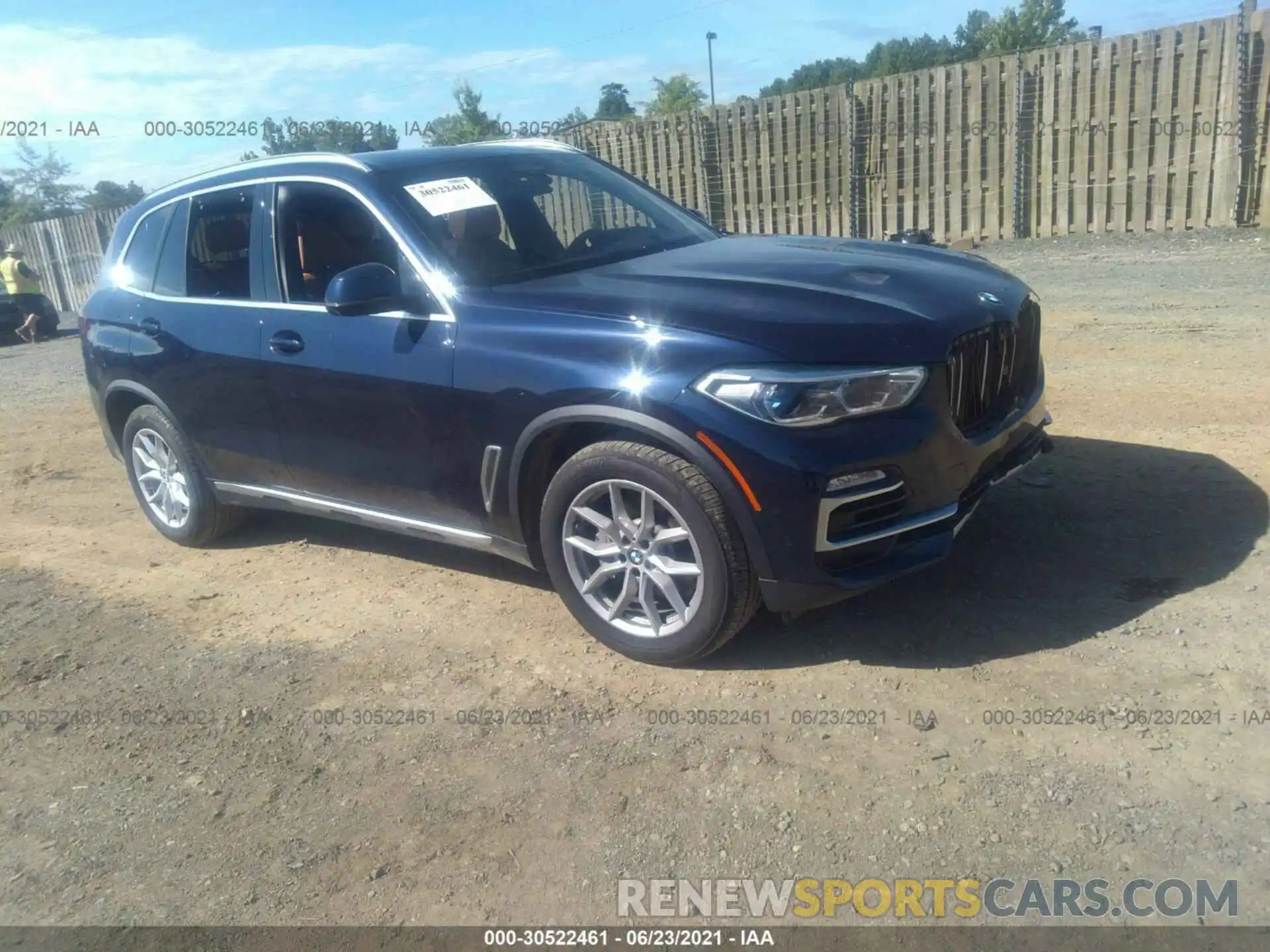 1 Photograph of a damaged car 5UXCR6C0XL9C55063 BMW X5 2020