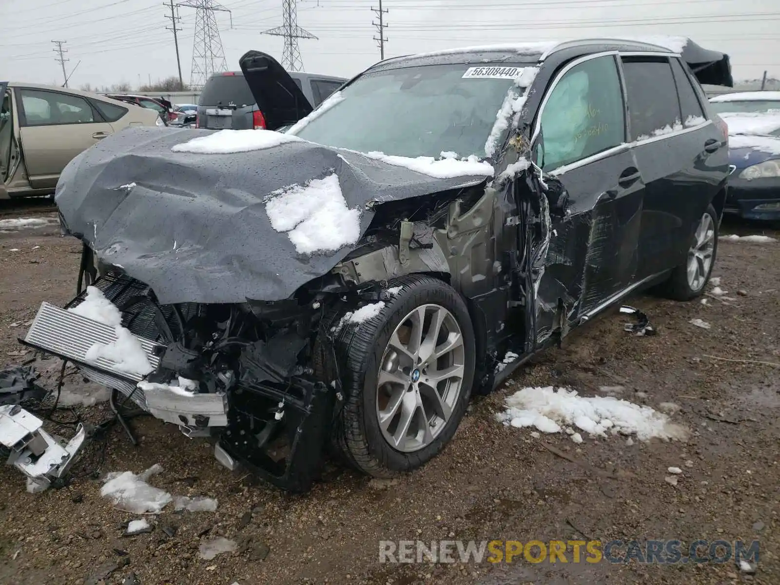 2 Photograph of a damaged car 5UXCR6C0XL9C68976 BMW X5 2020