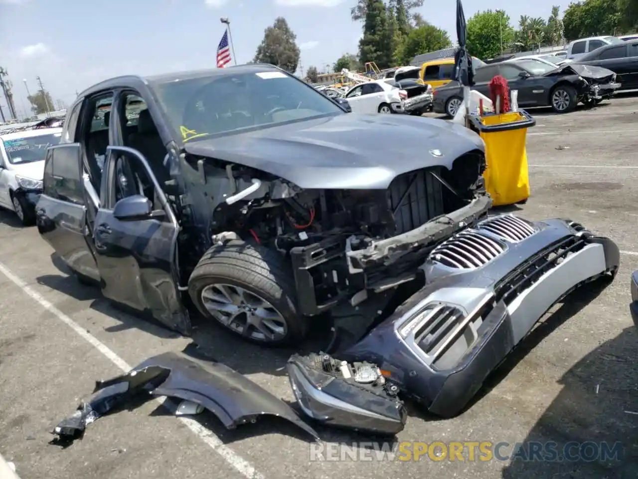 1 Photograph of a damaged car 5UXCR6C0XL9D09610 BMW X5 2020