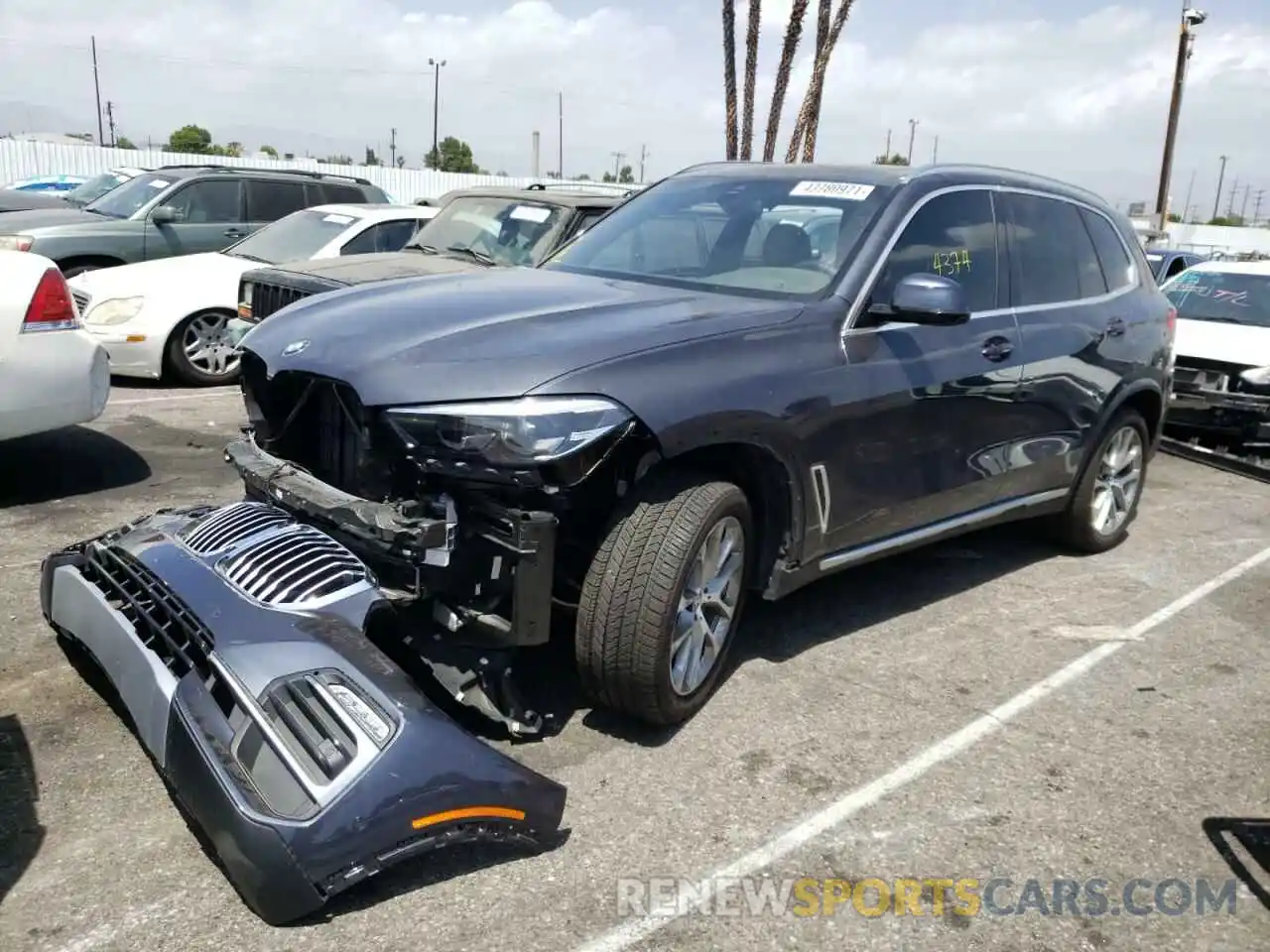 2 Photograph of a damaged car 5UXCR6C0XL9D09610 BMW X5 2020