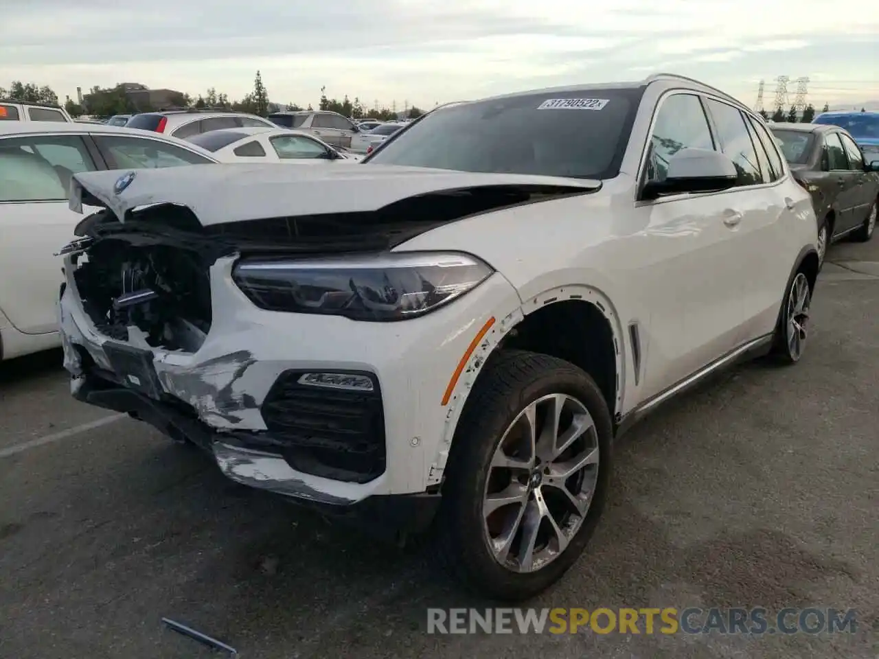 2 Photograph of a damaged car 5UXCR6C0XLLL76904 BMW X5 2020