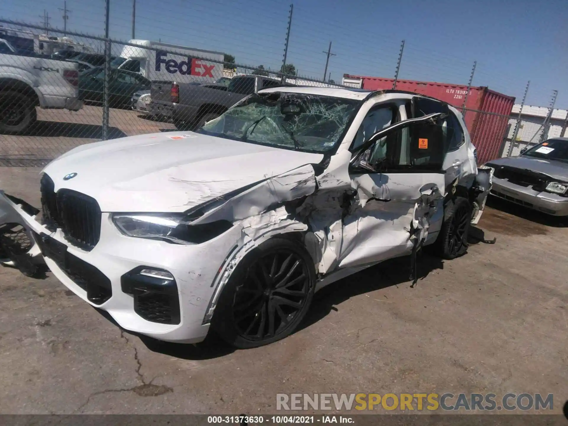 2 Photograph of a damaged car 5UXJU4C04LL227690 BMW X5 2020