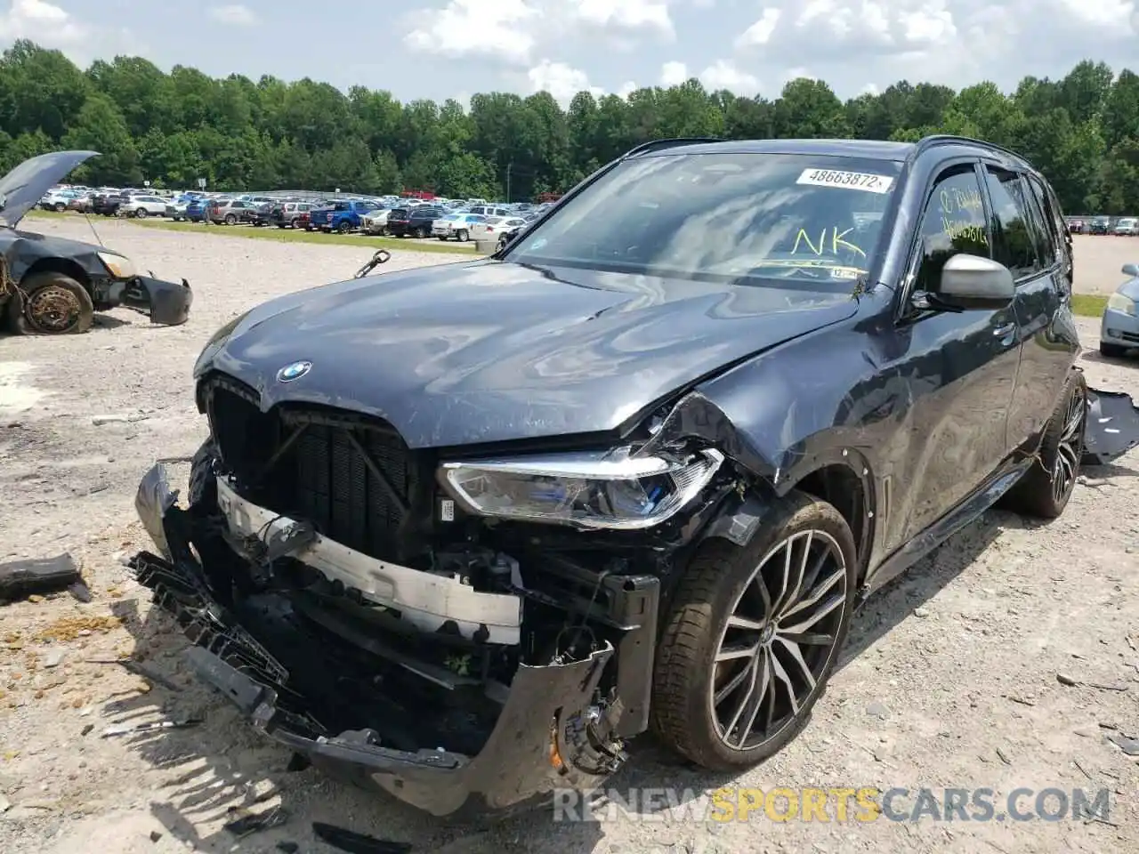 2 Фотография поврежденного автомобиля 5UXJU4C05L9B61800 BMW X5 2020