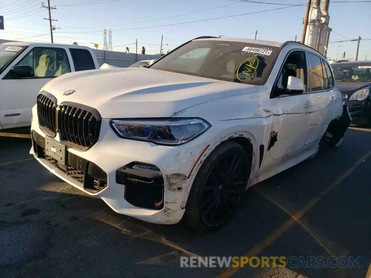 2 Фотография поврежденного автомобиля 5UXJU4C07L9C37470 BMW X5 2020