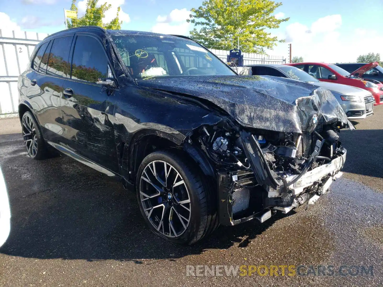 1 Photograph of a damaged car 5YMJU0C05L9D04438 BMW X5 2020