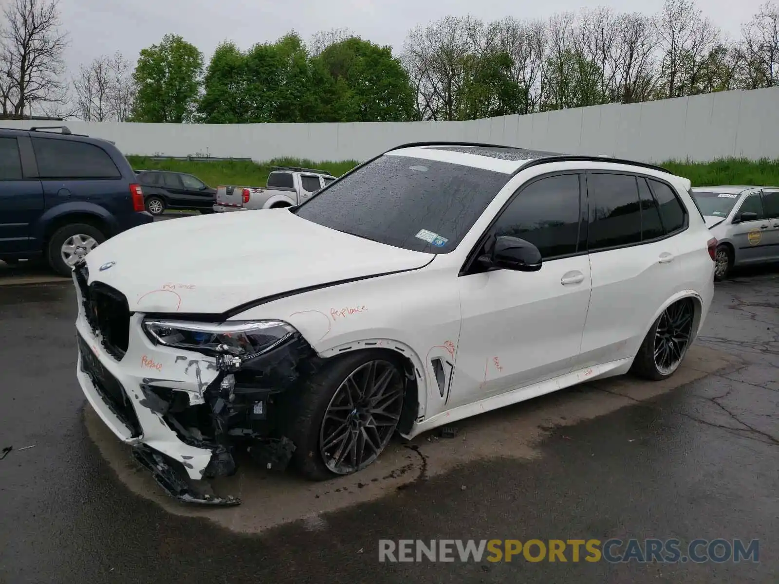 2 Photograph of a damaged car 5YMJU0C09L9D55540 BMW X5 2020