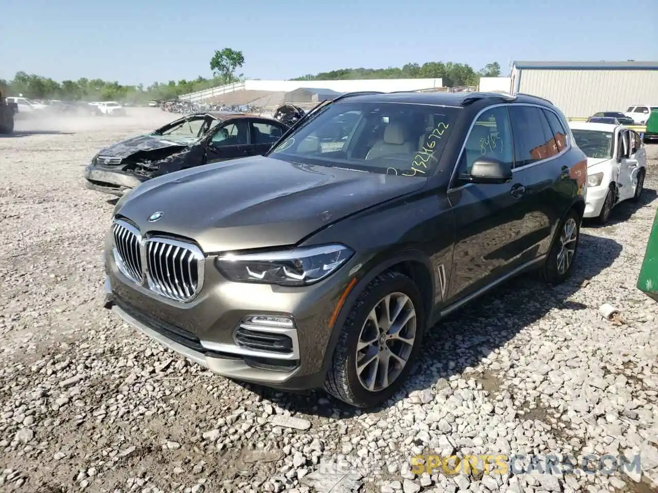 2 Photograph of a damaged car 5UXCR4C01M9G73016 BMW X5 2021