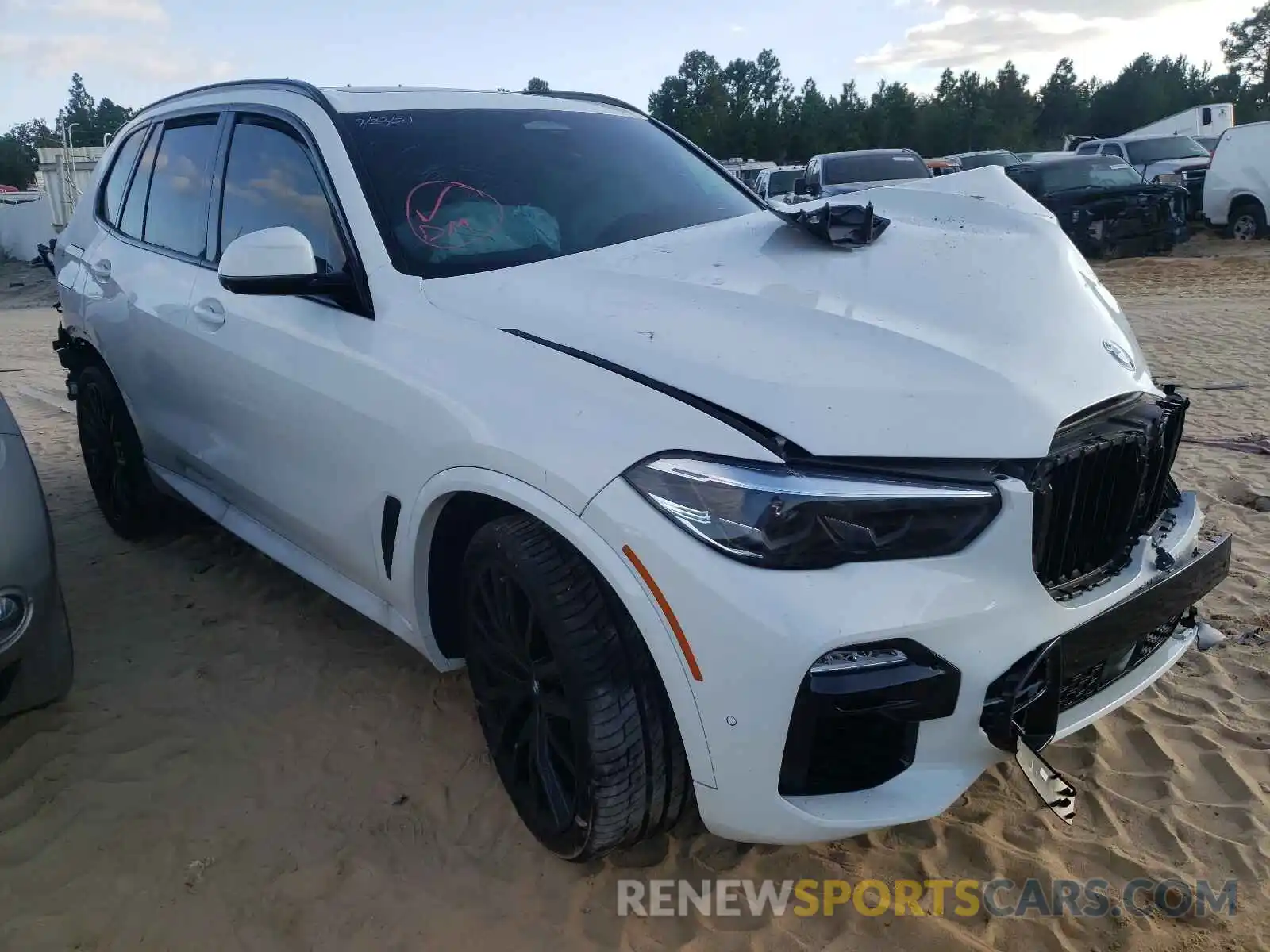 1 Photograph of a damaged car 5UXCR4C02M9H36107 BMW X5 2021