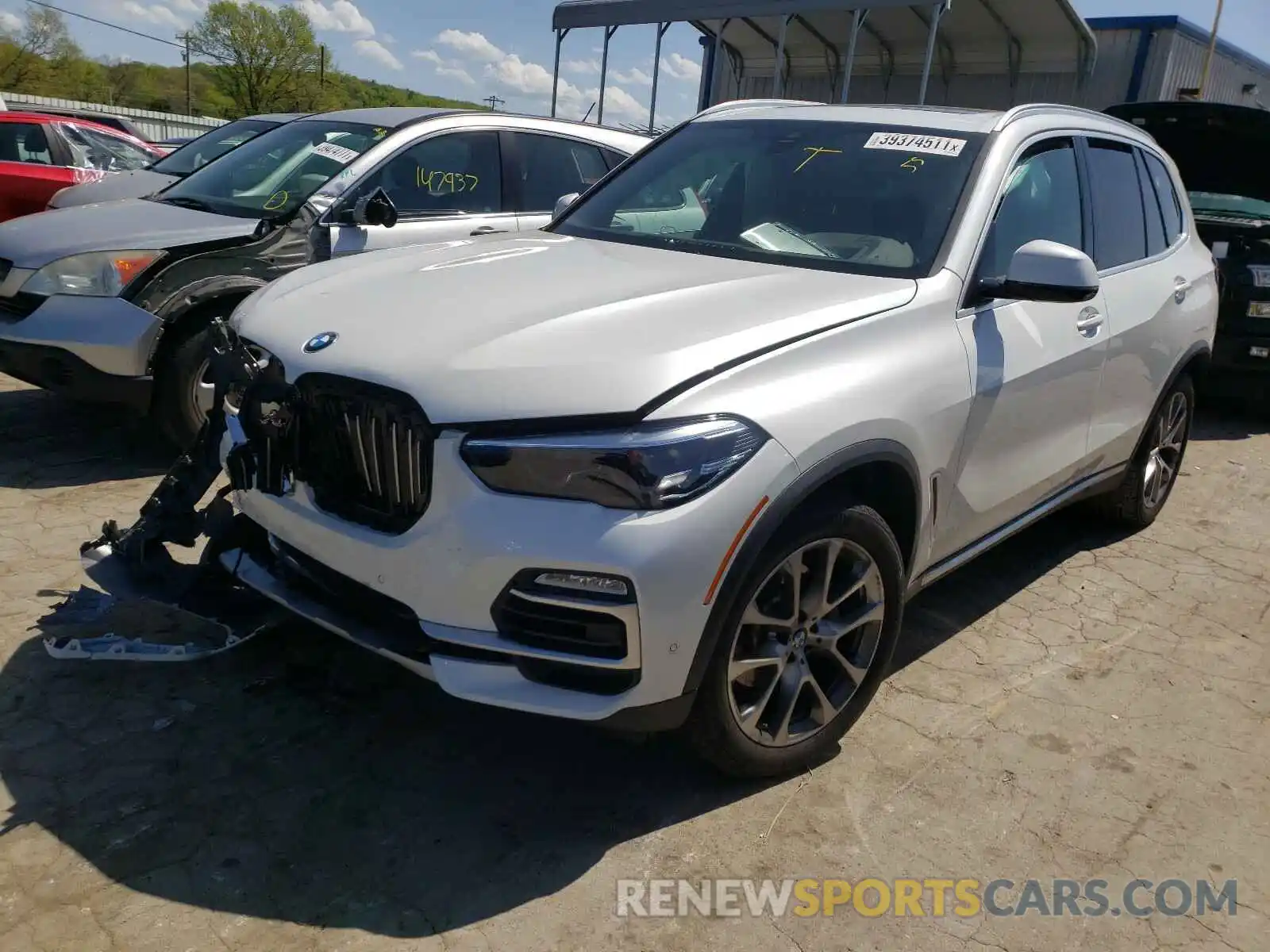 2 Photograph of a damaged car 5UXCR4C04M9E23172 BMW X5 2021