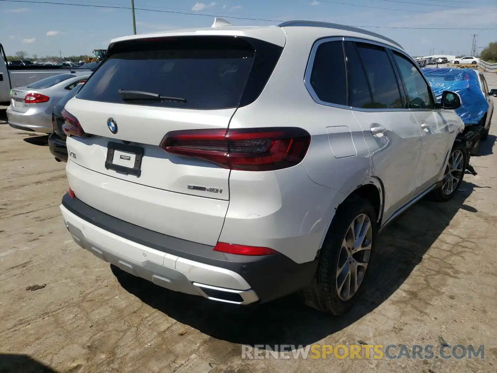 4 Фотография поврежденного автомобиля 5UXCR4C04M9E23172 BMW X5 2021