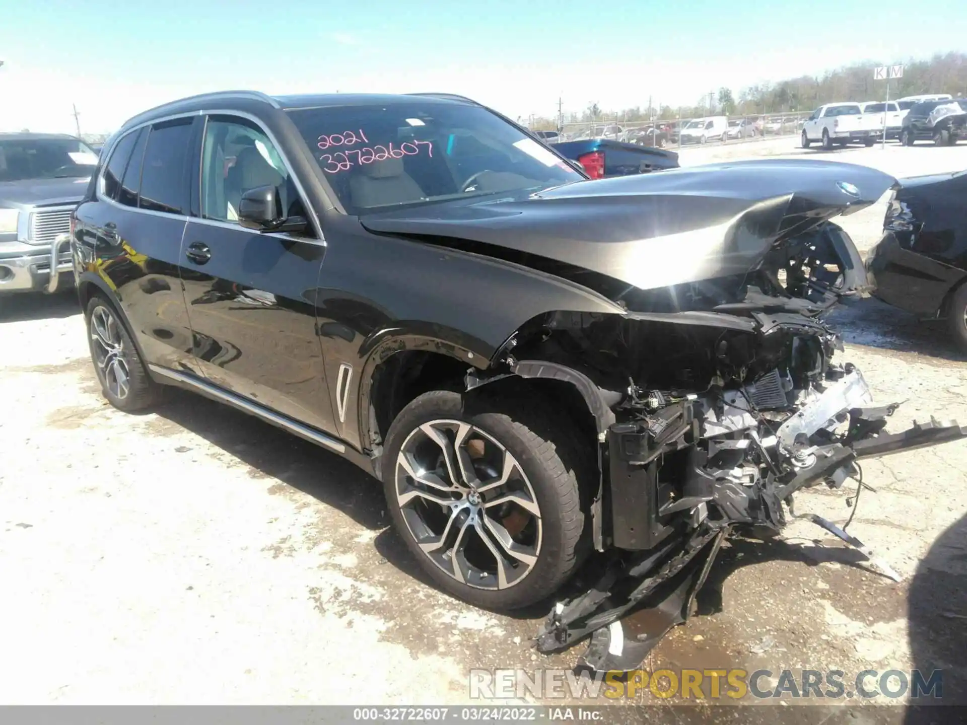 1 Photograph of a damaged car 5UXCR4C04M9E76423 BMW X5 2021