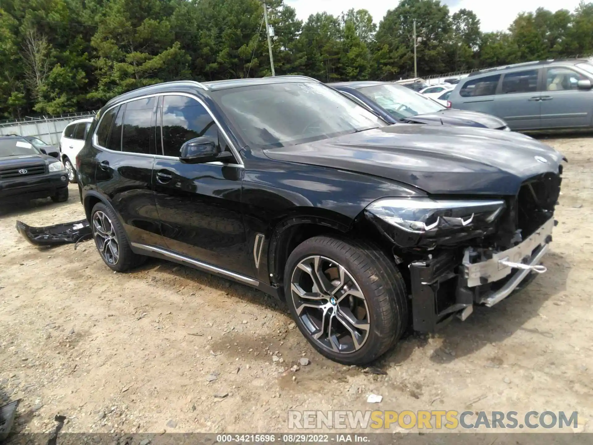 1 Photograph of a damaged car 5UXCR4C05M9E67021 BMW X5 2021