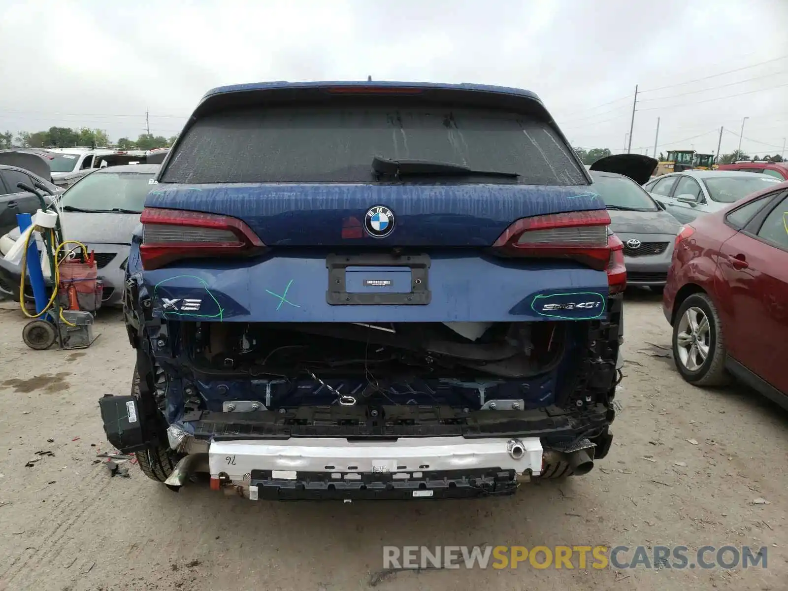 9 Фотография поврежденного автомобиля 5UXCR4C07M9E15664 BMW X5 2021