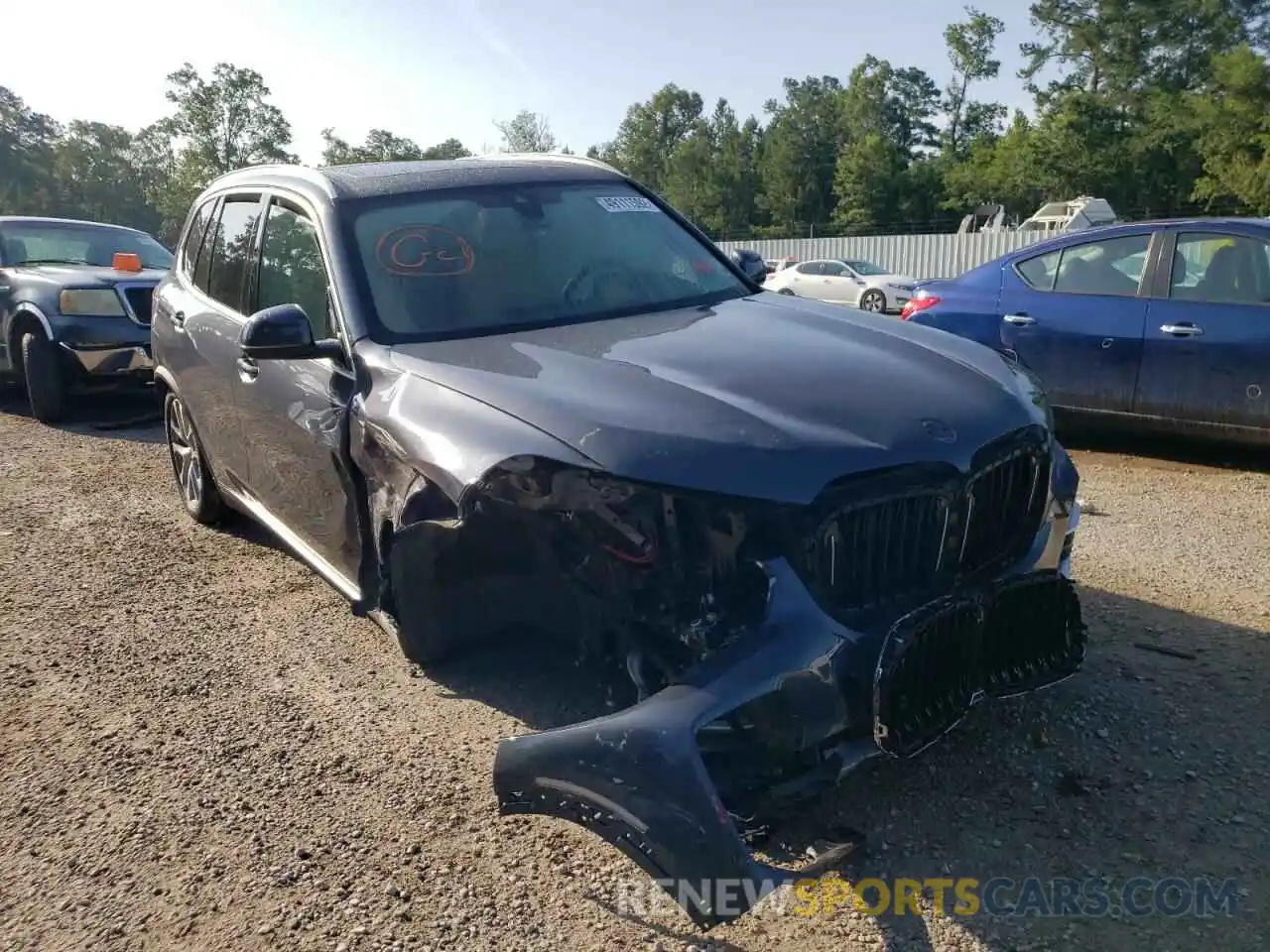 1 Photograph of a damaged car 5UXCR4C08M9G60974 BMW X5 2021