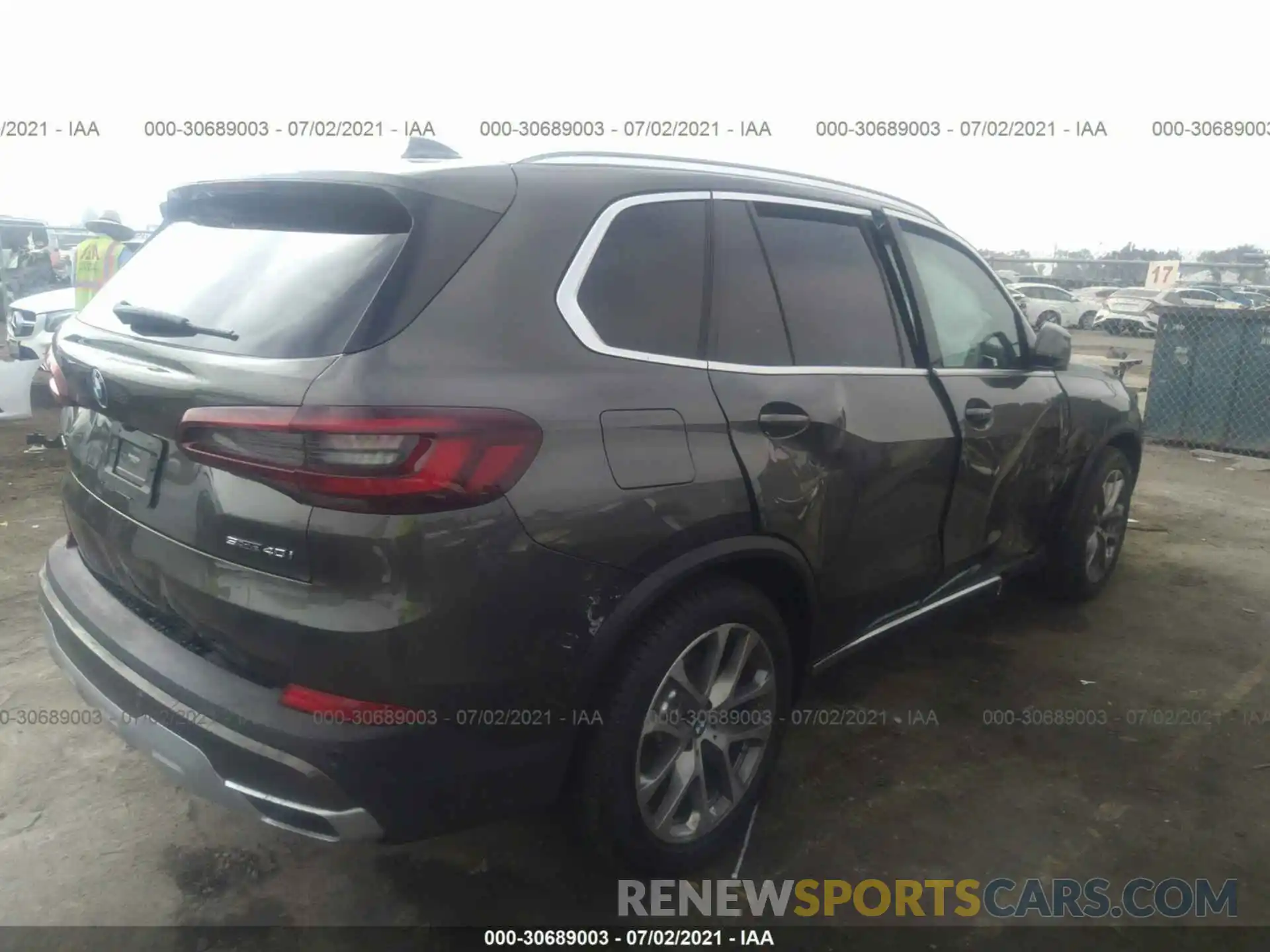 4 Фотография поврежденного автомобиля 5UXCR4C09M9E95551 BMW X5 2021