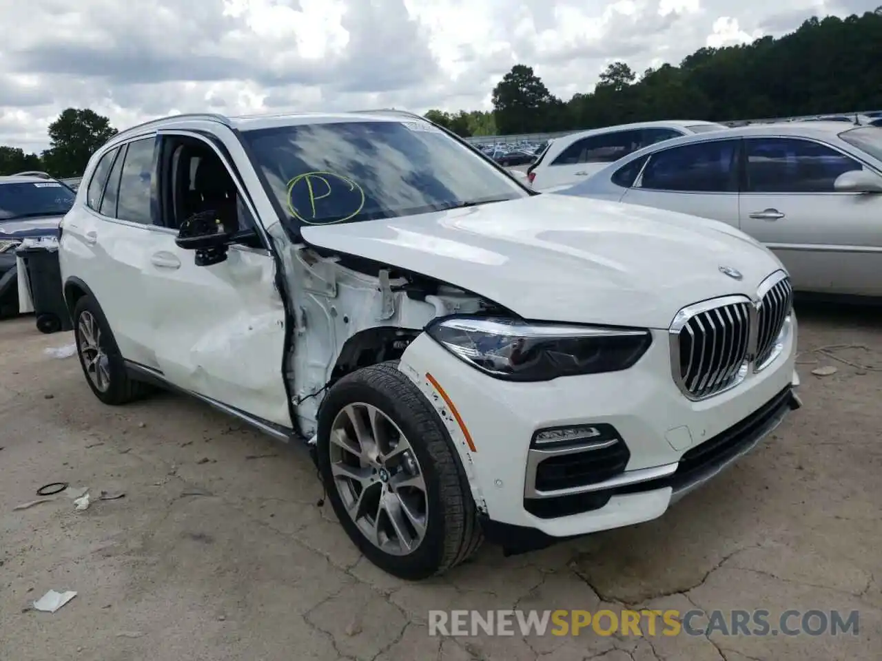 1 Photograph of a damaged car 5UXCR4C0XM9E06229 BMW X5 2021