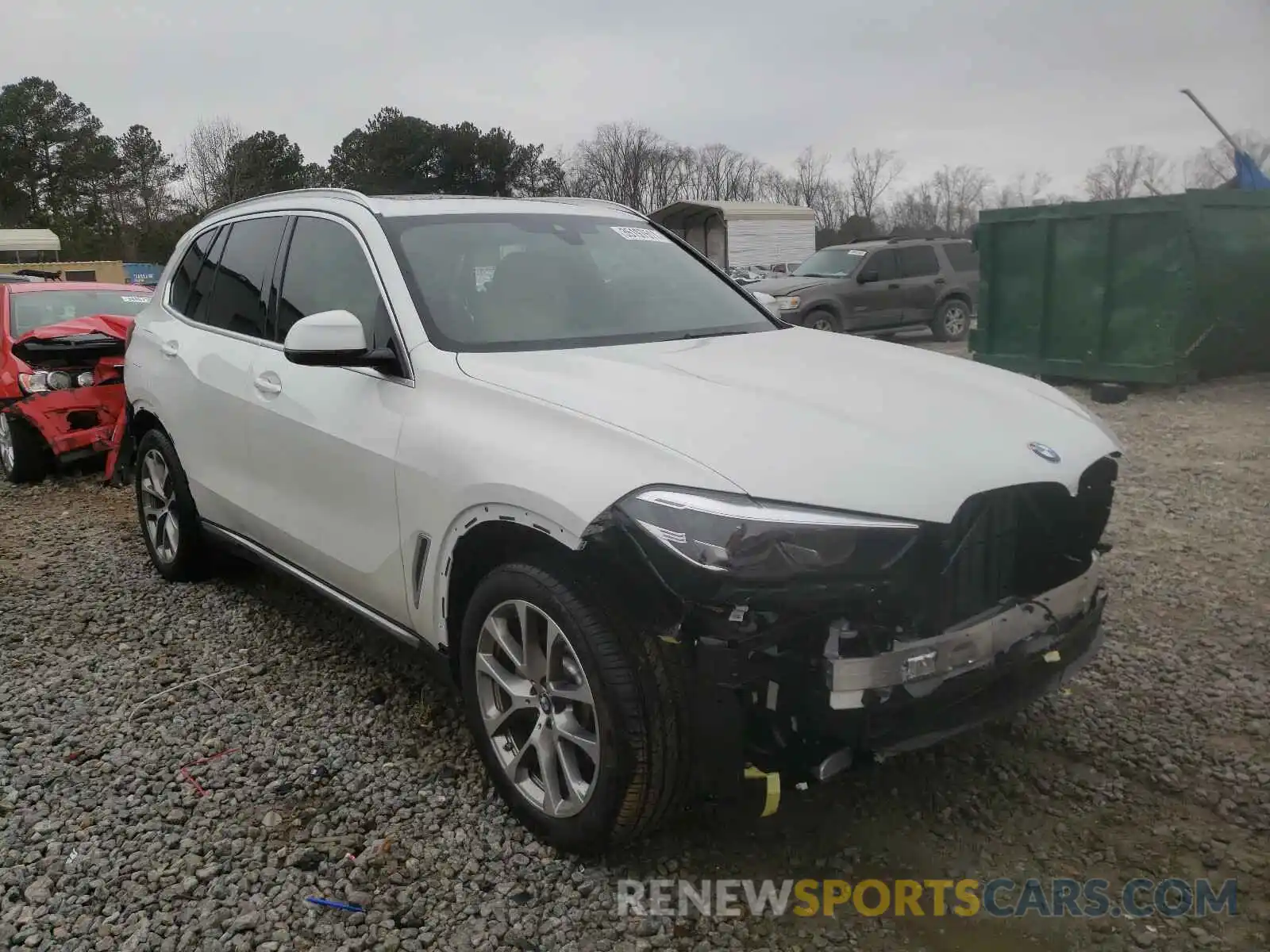 1 Photograph of a damaged car 5UXCR4C0XM9E54166 BMW X5 2021