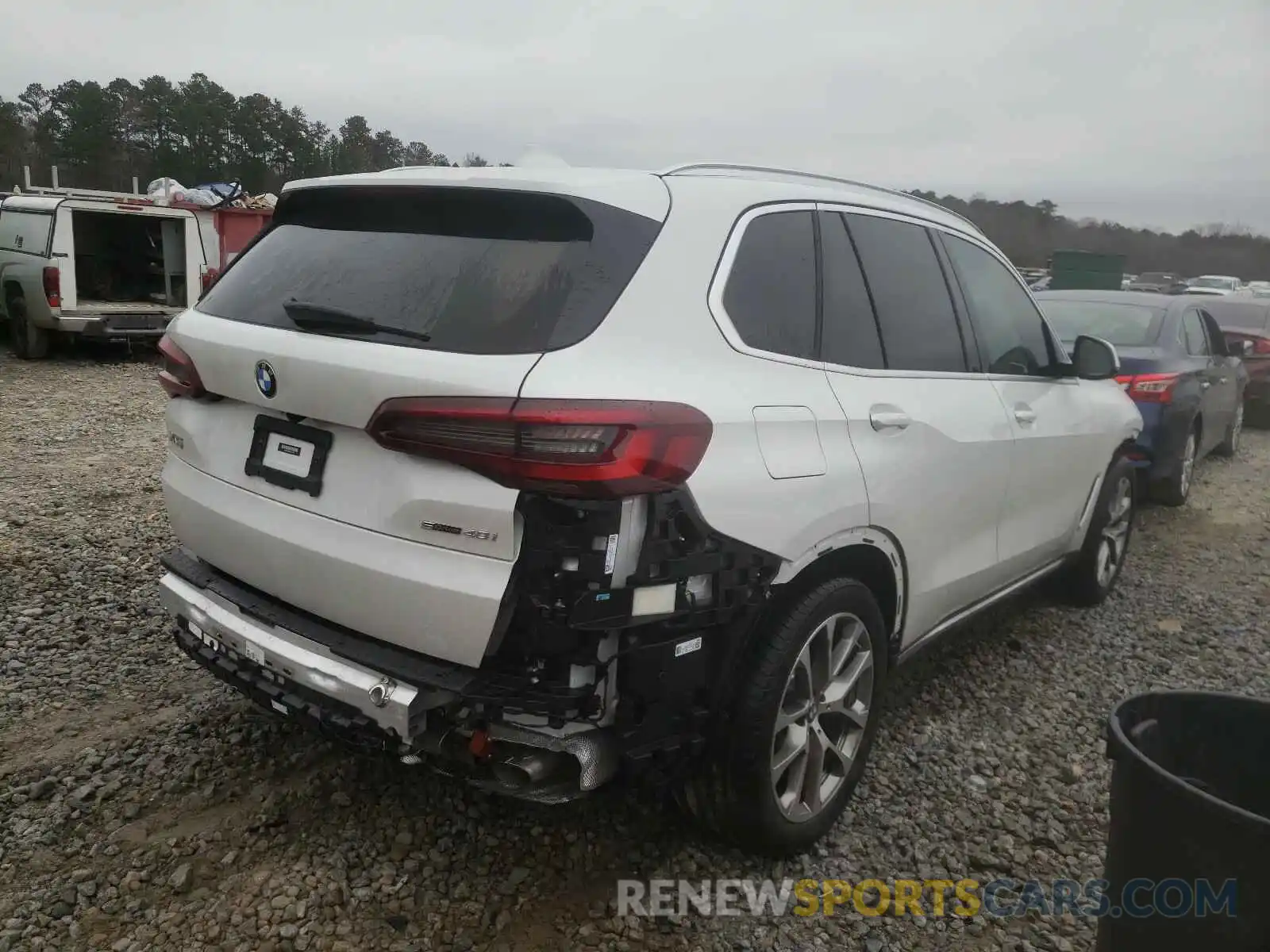 4 Photograph of a damaged car 5UXCR4C0XM9E54166 BMW X5 2021