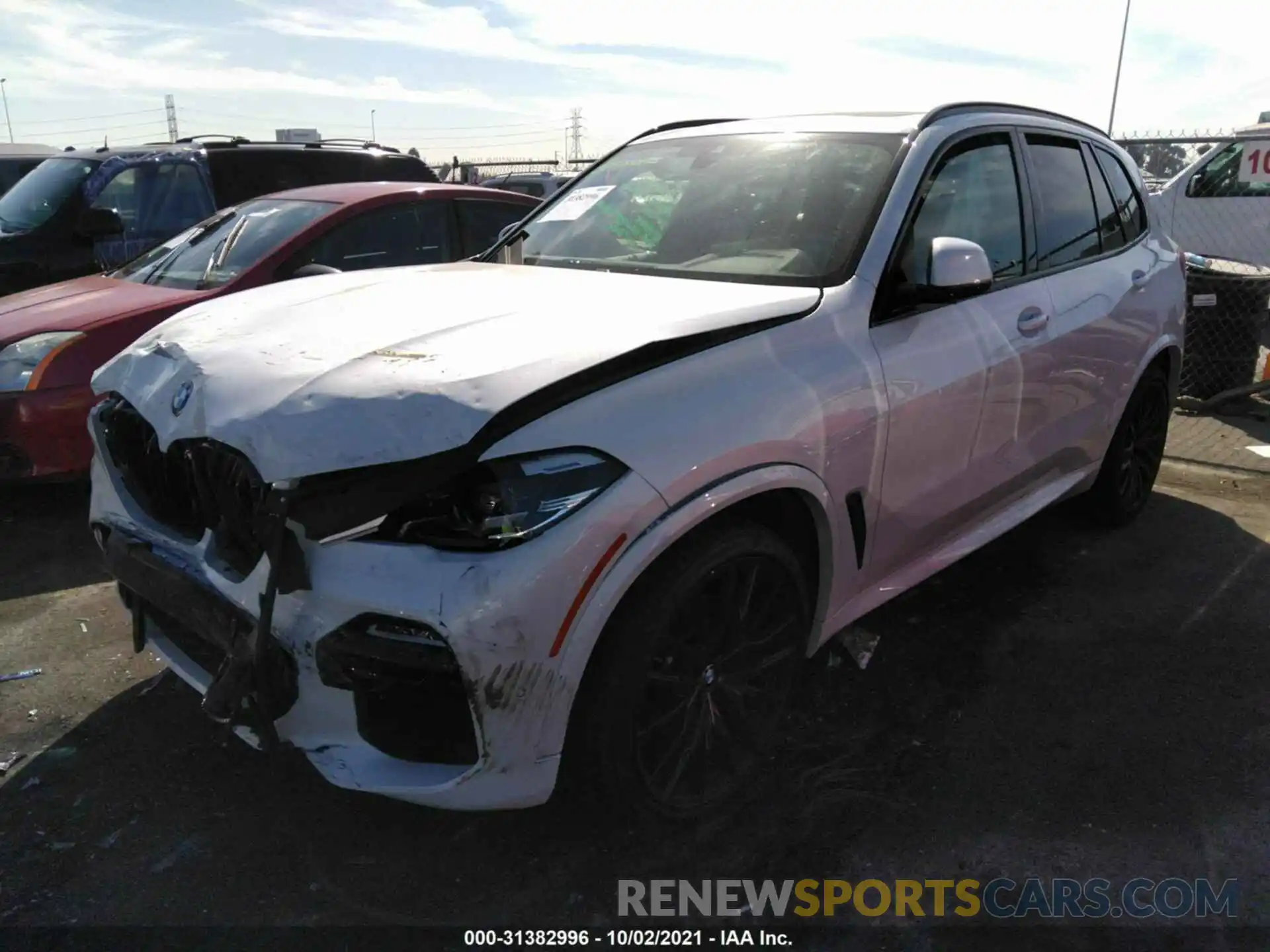 2 Фотография поврежденного автомобиля 5UXCR4C0XM9E62185 BMW X5 2021