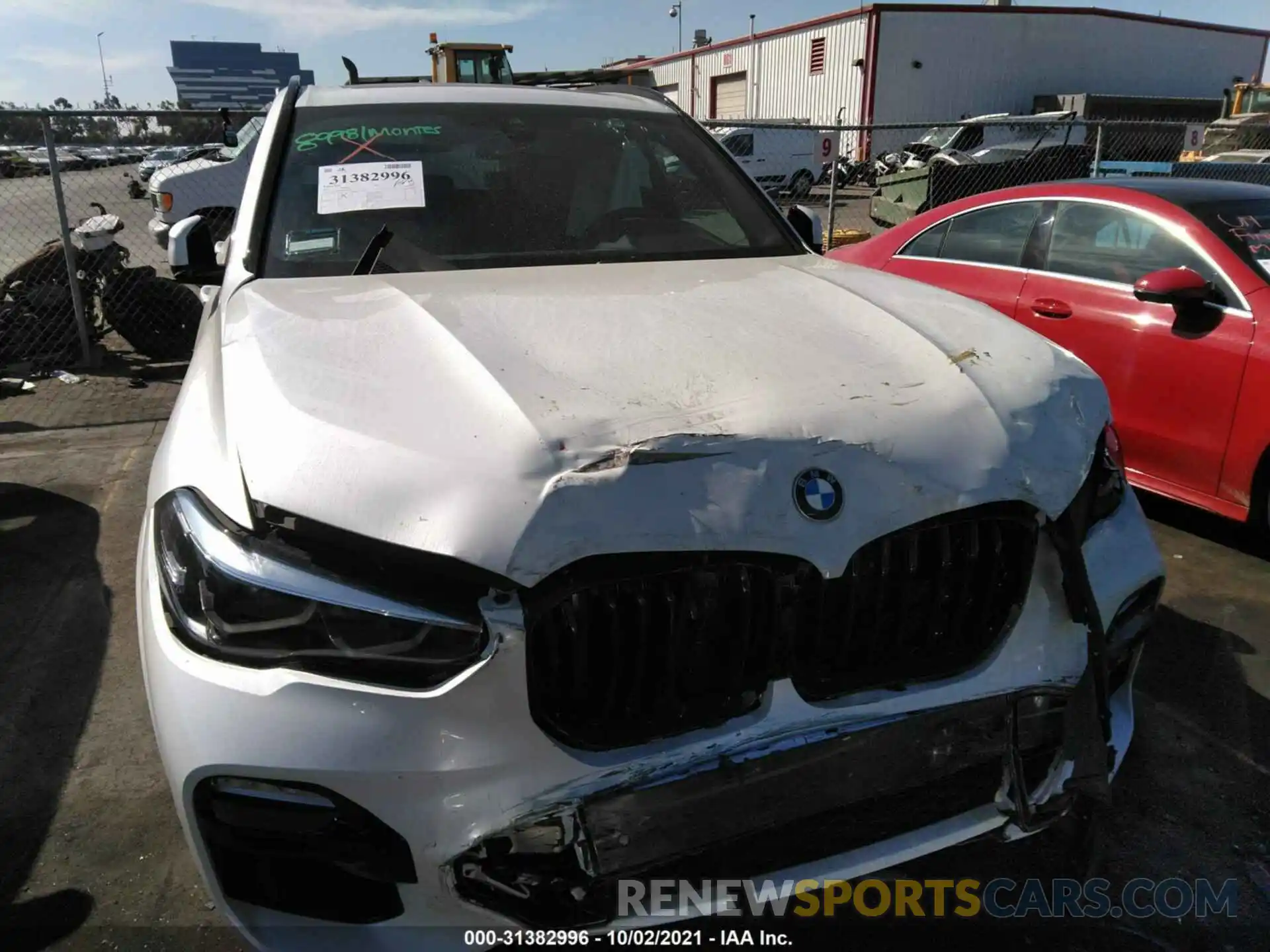 6 Photograph of a damaged car 5UXCR4C0XM9E62185 BMW X5 2021