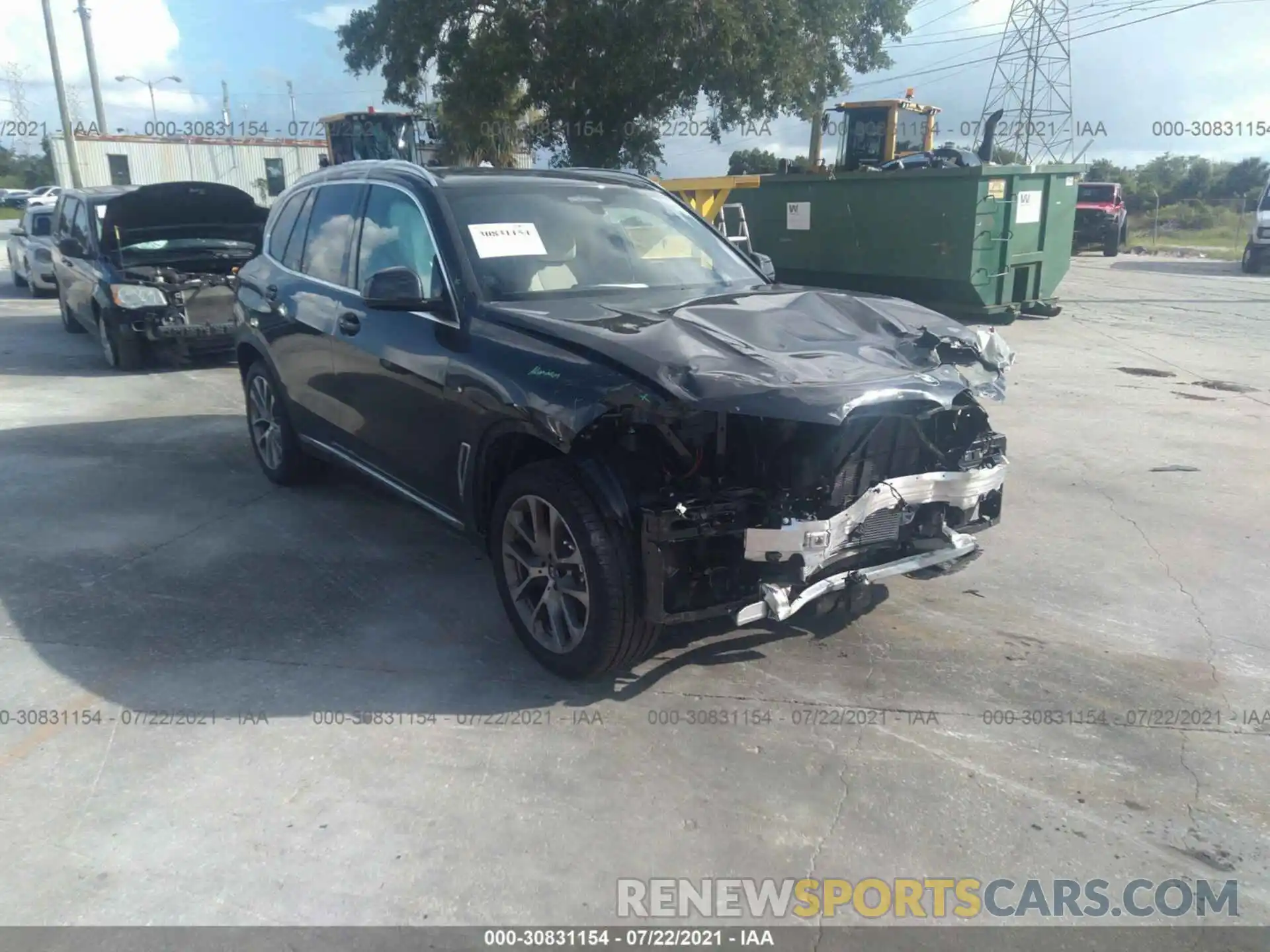 1 Photograph of a damaged car 5UXCR4C0XM9G71412 BMW X5 2021