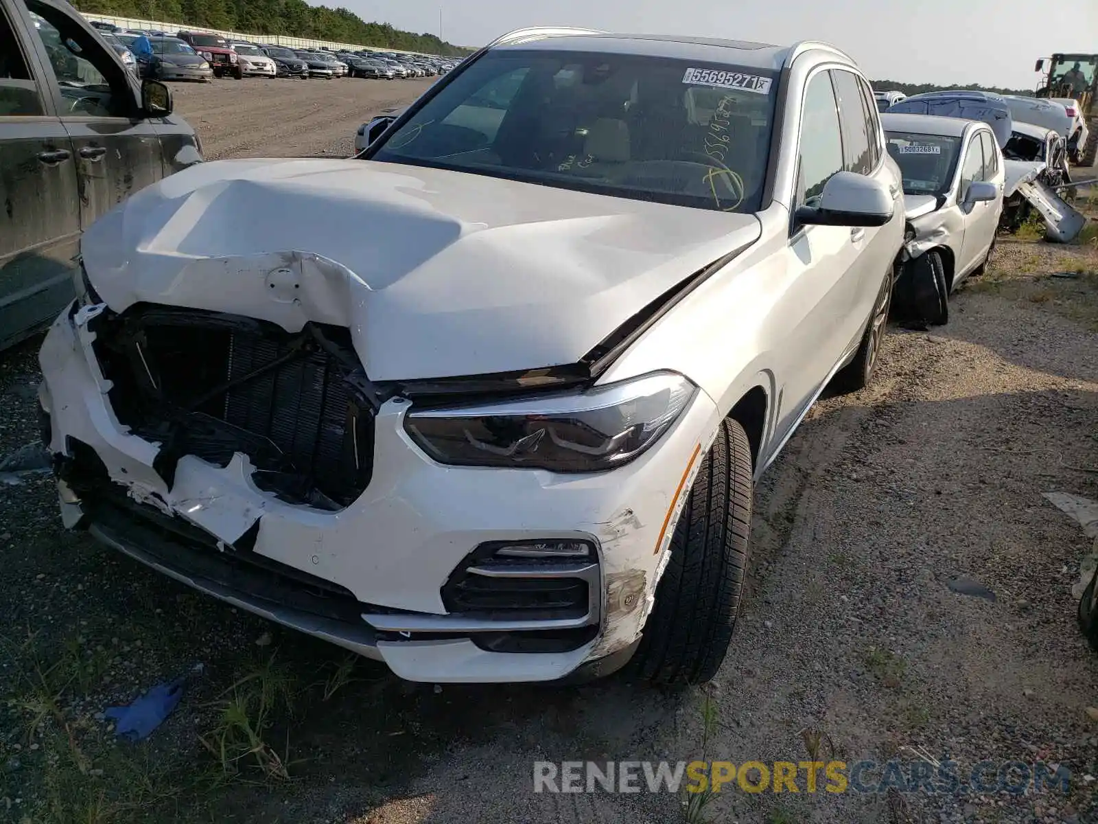 2 Photograph of a damaged car 5UXCR6C00M9G92989 BMW X5 2021