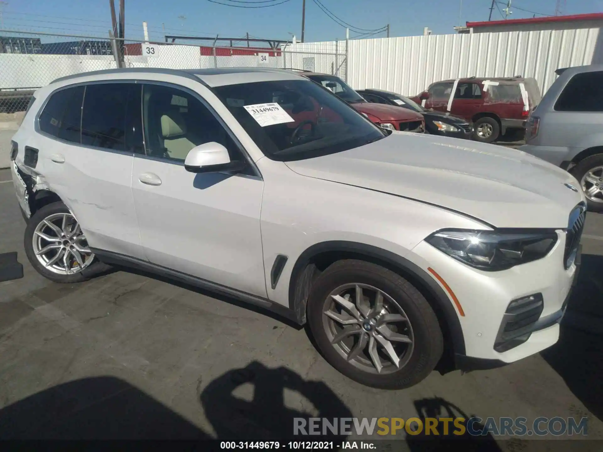 1 Photograph of a damaged car 5UXCR6C01M9E93577 BMW X5 2021