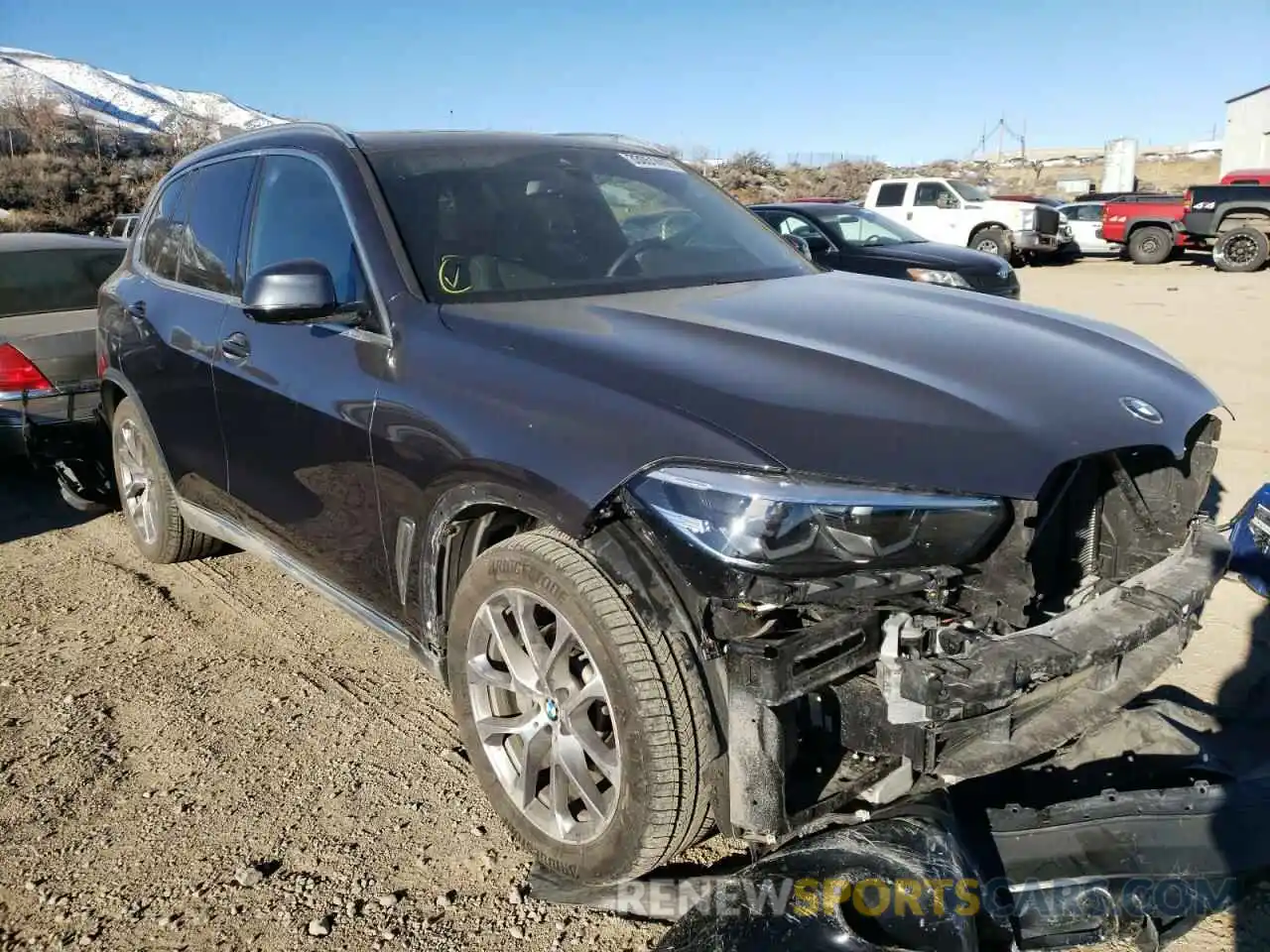 1 Photograph of a damaged car 5UXCR6C02M9F49042 BMW X5 2021