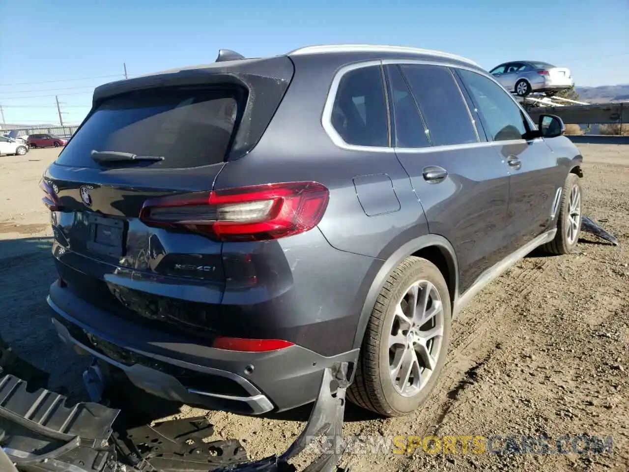 4 Photograph of a damaged car 5UXCR6C02M9F49042 BMW X5 2021