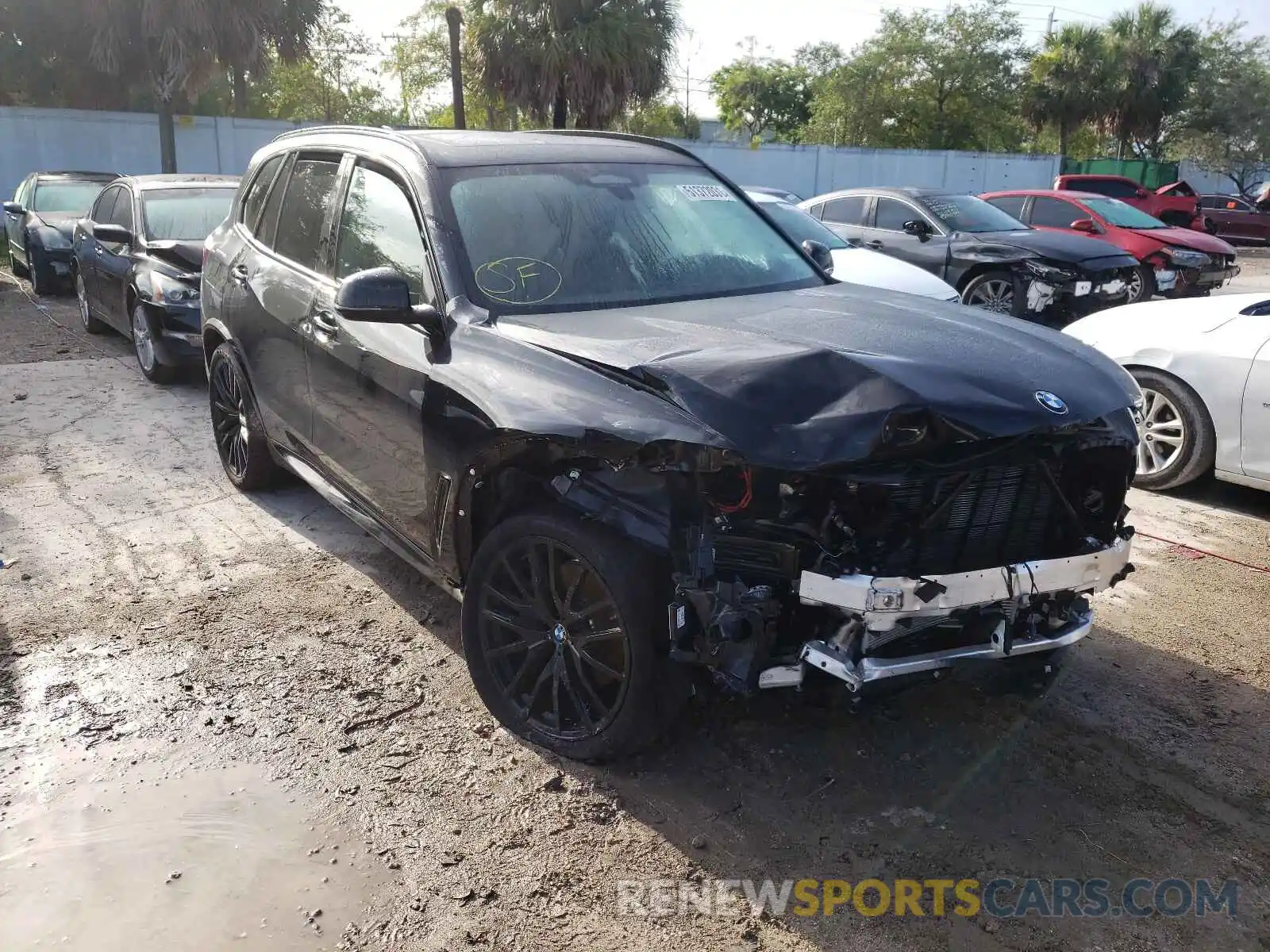 1 Photograph of a damaged car 5UXCR6C02M9H30965 BMW X5 2021