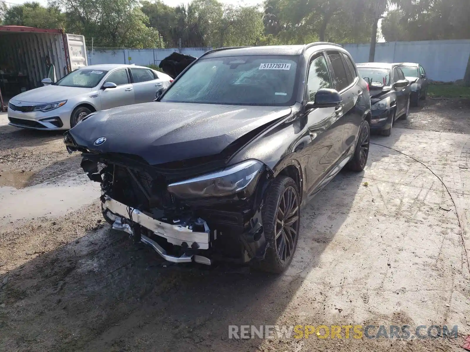 2 Photograph of a damaged car 5UXCR6C02M9H30965 BMW X5 2021