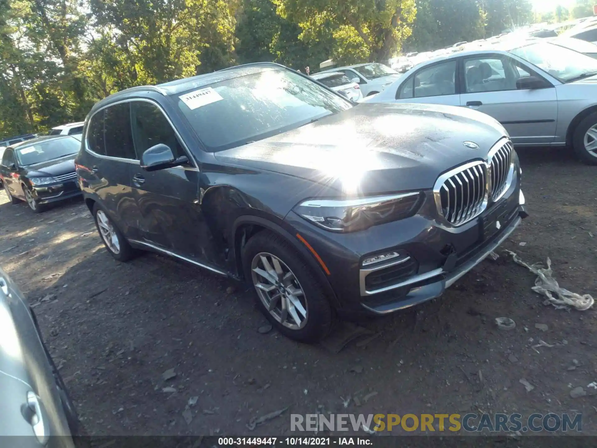 1 Photograph of a damaged car 5UXCR6C03M9E09422 BMW X5 2021