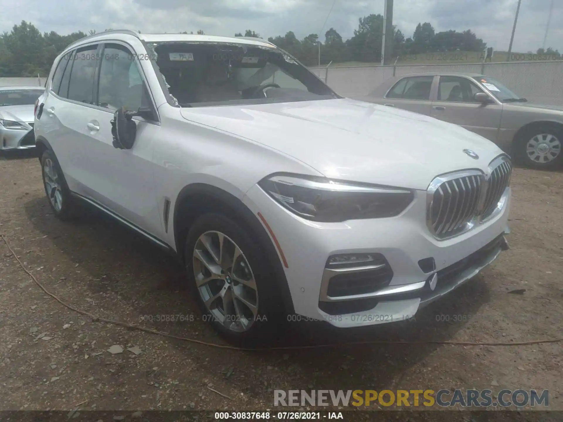 1 Photograph of a damaged car 5UXCR6C03M9E76411 BMW X5 2021