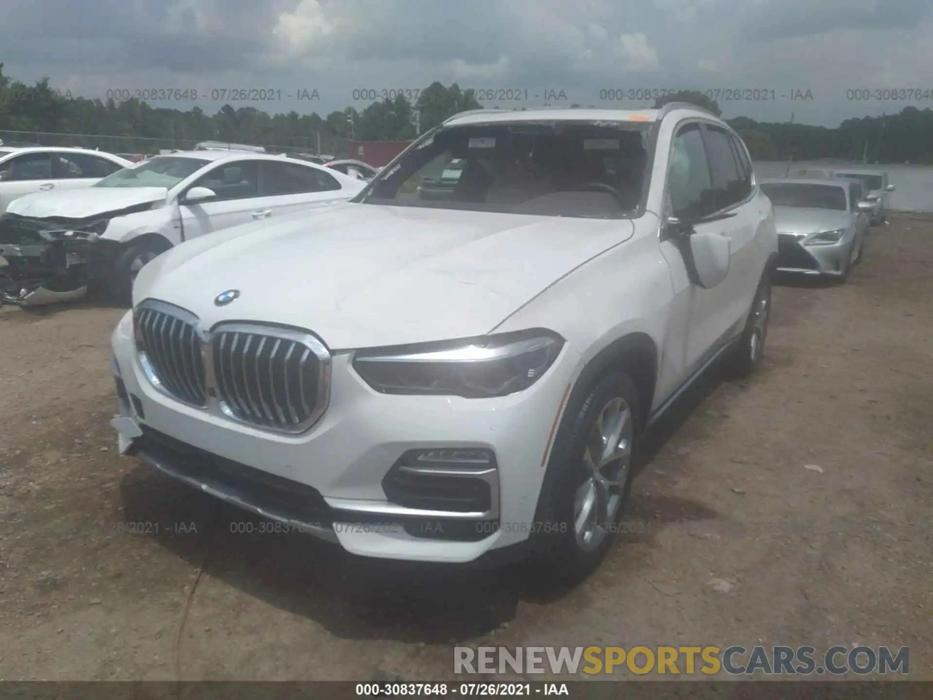 2 Фотография поврежденного автомобиля 5UXCR6C03M9E76411 BMW X5 2021