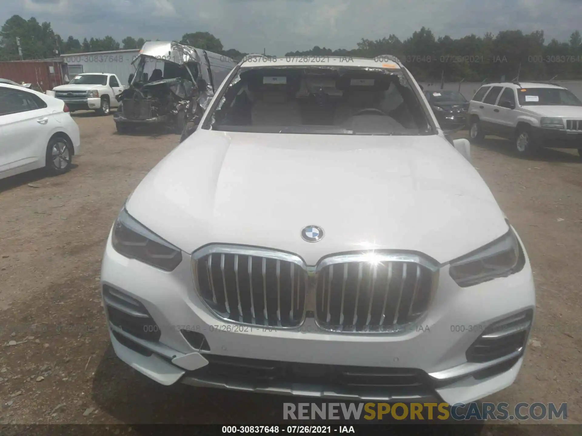 6 Фотография поврежденного автомобиля 5UXCR6C03M9E76411 BMW X5 2021