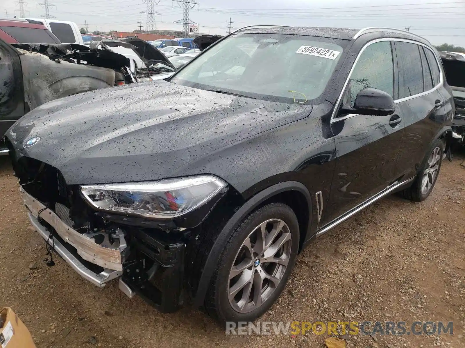 2 Фотография поврежденного автомобиля 5UXCR6C03M9E80829 BMW X5 2021