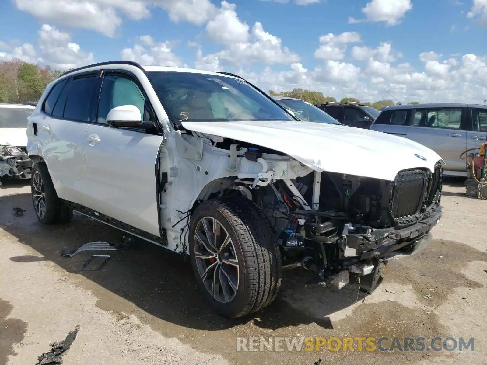 1 Photograph of a damaged car 5UXCR6C03M9F03784 BMW X5 2021