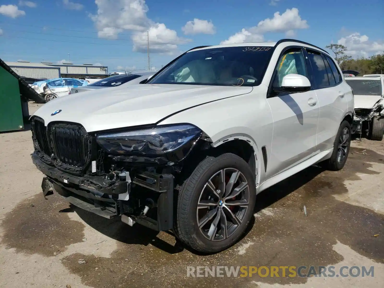 2 Фотография поврежденного автомобиля 5UXCR6C03M9F03784 BMW X5 2021