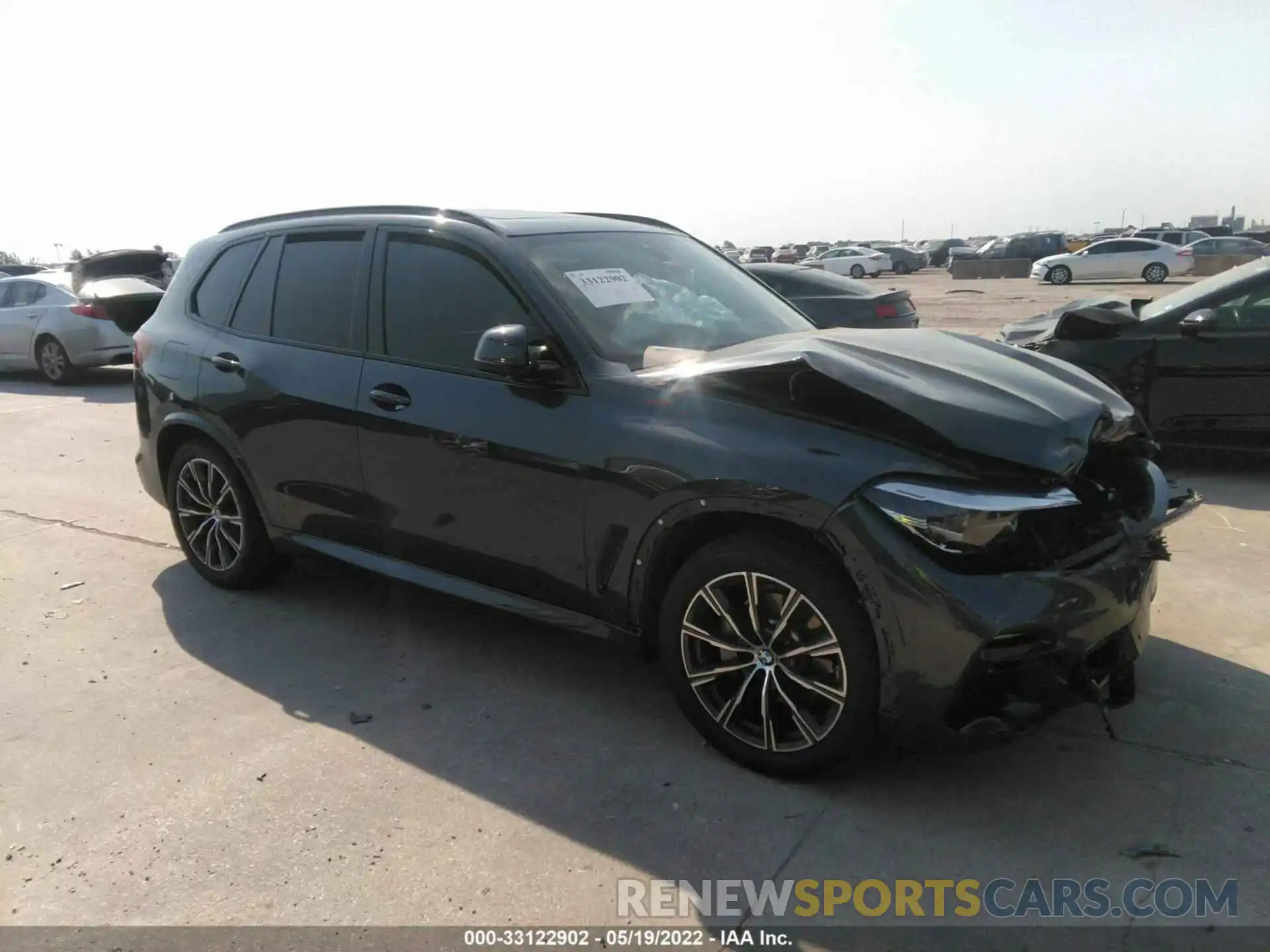 1 Photograph of a damaged car 5UXCR6C03M9F11674 BMW X5 2021