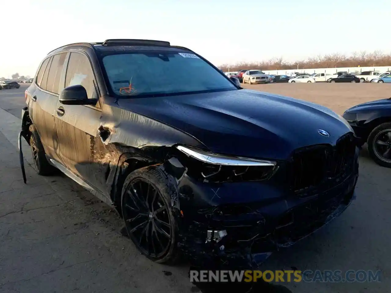 1 Photograph of a damaged car 5UXCR6C03M9F30452 BMW X5 2021