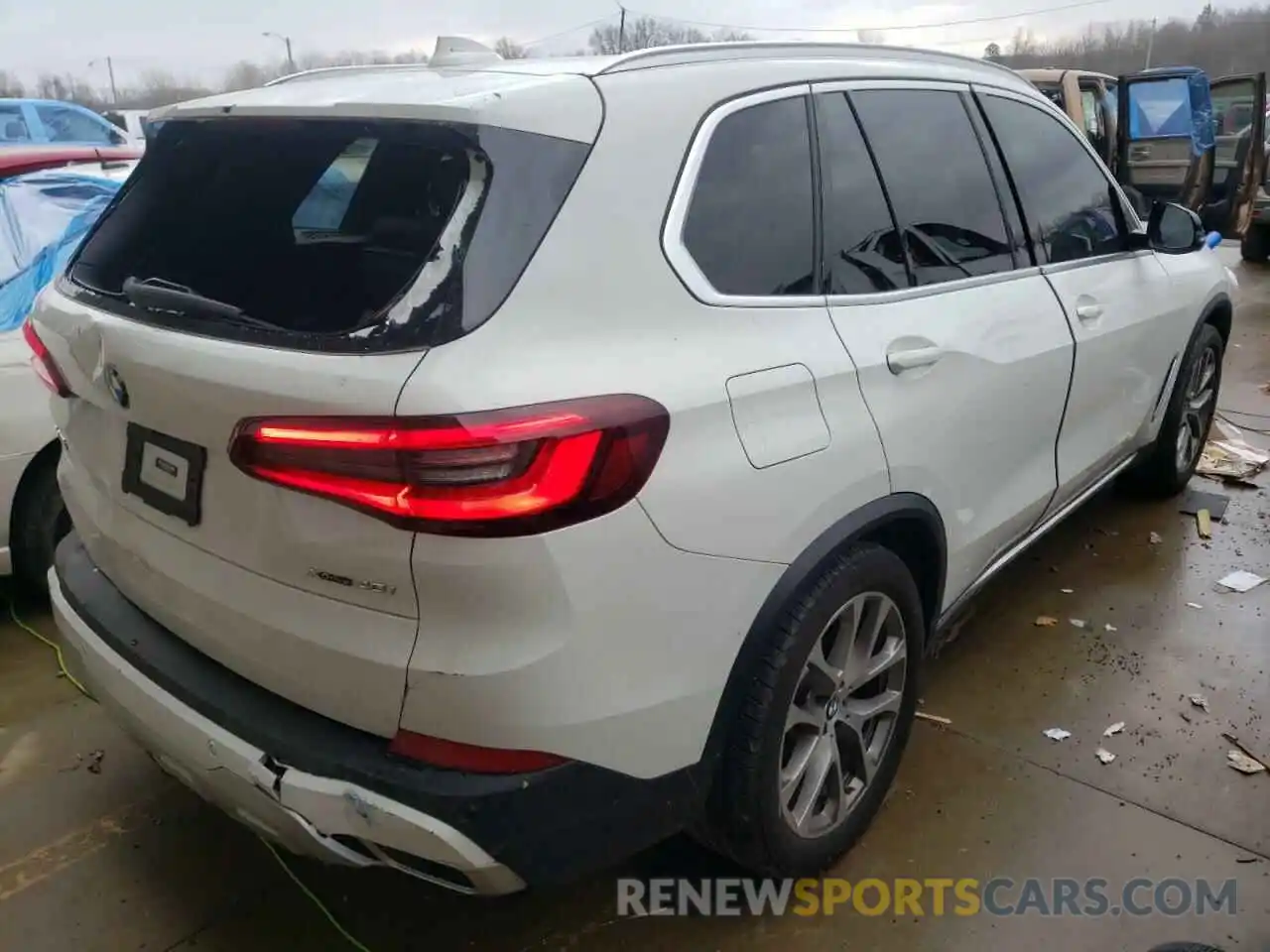 4 Фотография поврежденного автомобиля 5UXCR6C03M9G52955 BMW X5 2021