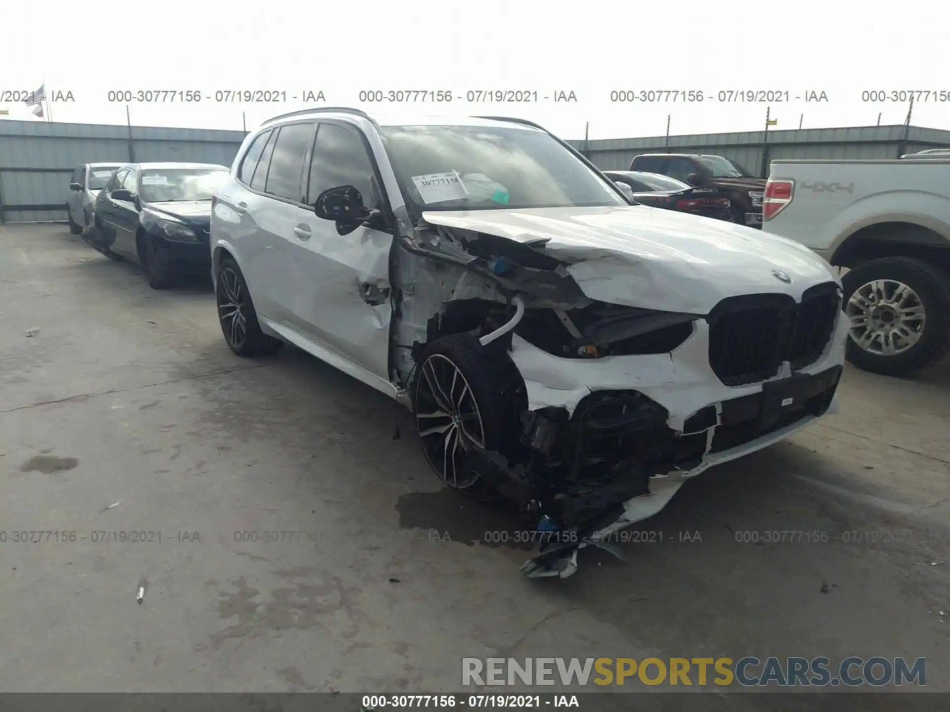 1 Photograph of a damaged car 5UXCR6C03M9G66094 BMW X5 2021